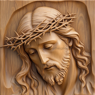 Jesus Wood Sign, DCO-13679, Sign For Wreath, 10x10